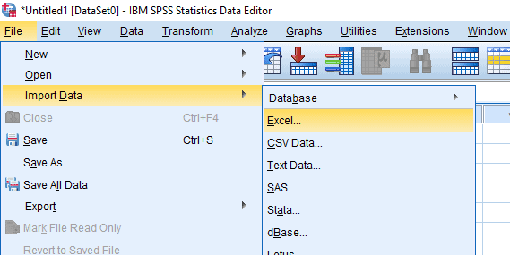 Input Data in SPSS