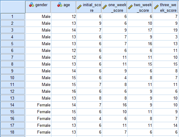 Input Data in SPSS