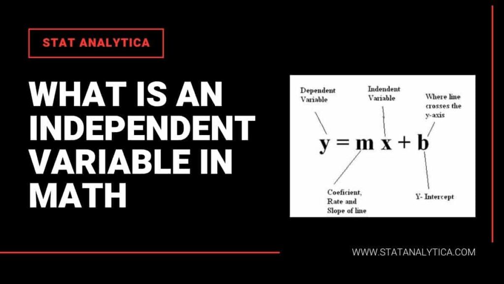 Independent Variable Meaning In Math