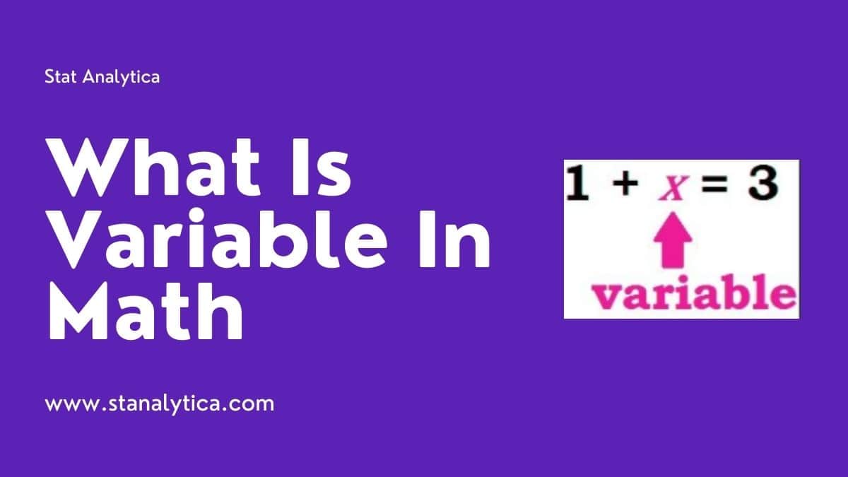 What Is Variable In Math An Absolute Guide For Students StatAnalytica