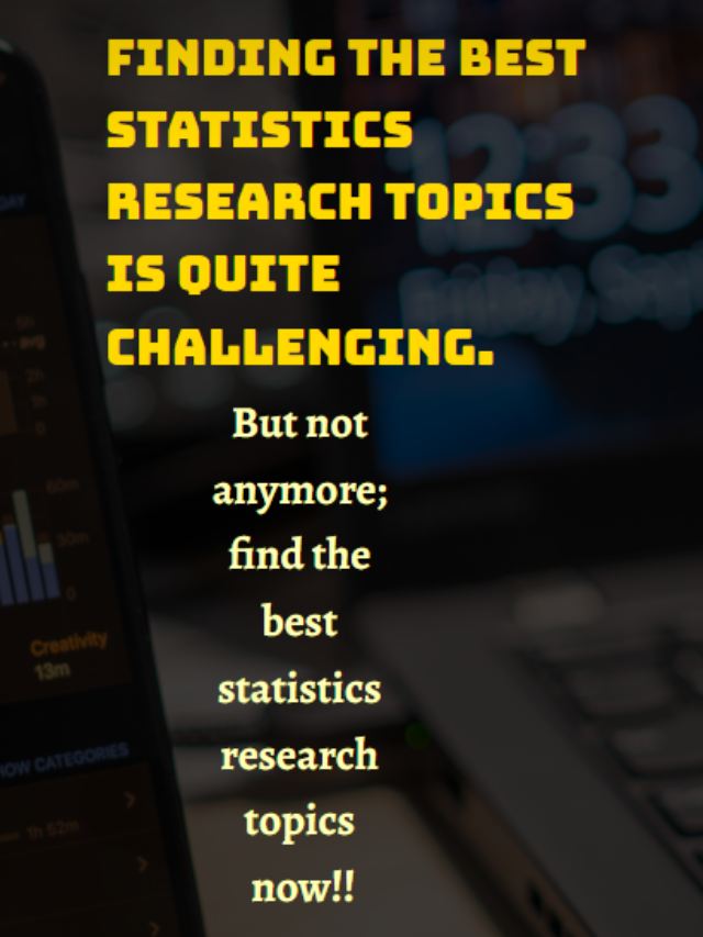 statistics research topics