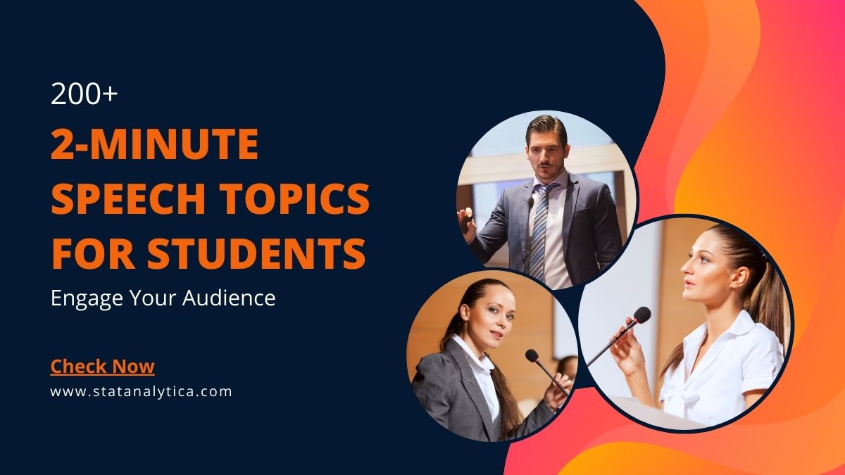 200 2 Minute Speech Topics For Students Engage Your Audience