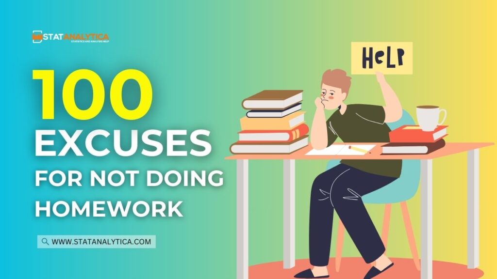 100 Excuses For Not Doing Homework