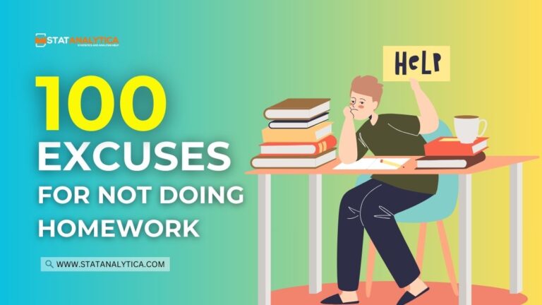 100 excuses for not doing homework