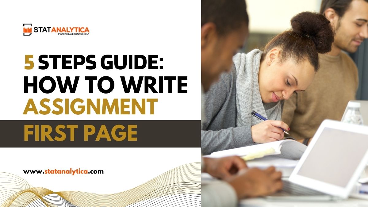 how to create assignment first page